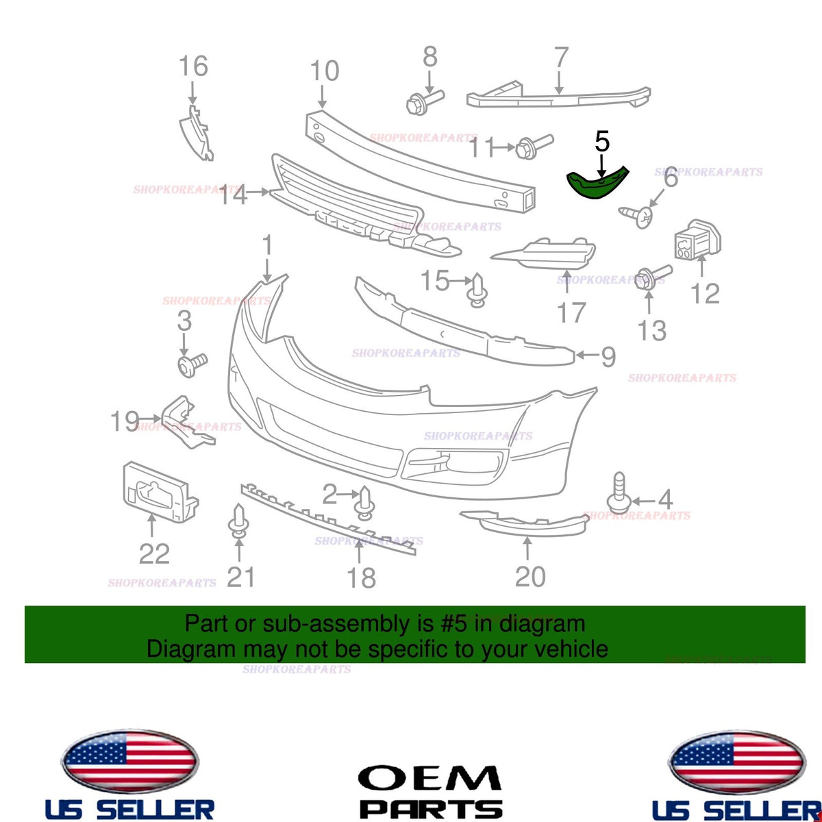 GENUINE Front Bumper Bracket RIGHT Passenger Side 2006-11 Honda Civic 2DR coupe