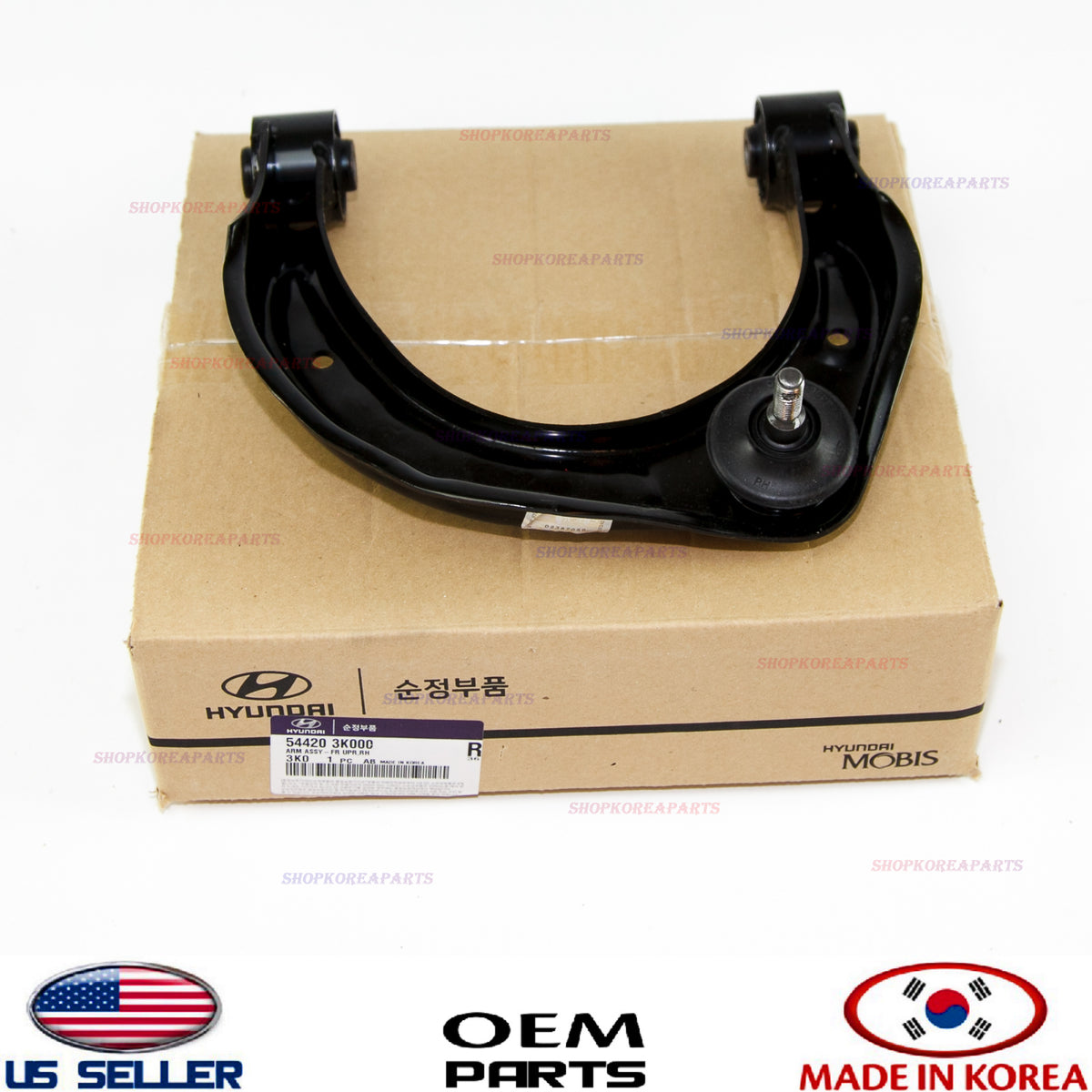 UPPER CONTROL ARM FRONT RIGHT GENUINE! HYUNDAI SONATA AZERA 2006-2007 544203K000