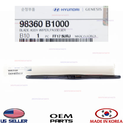 ✅GENUINE✅ Windshield Wiper Blade RIGHT Passenger Side OEM Genesis G80 G90 17-24