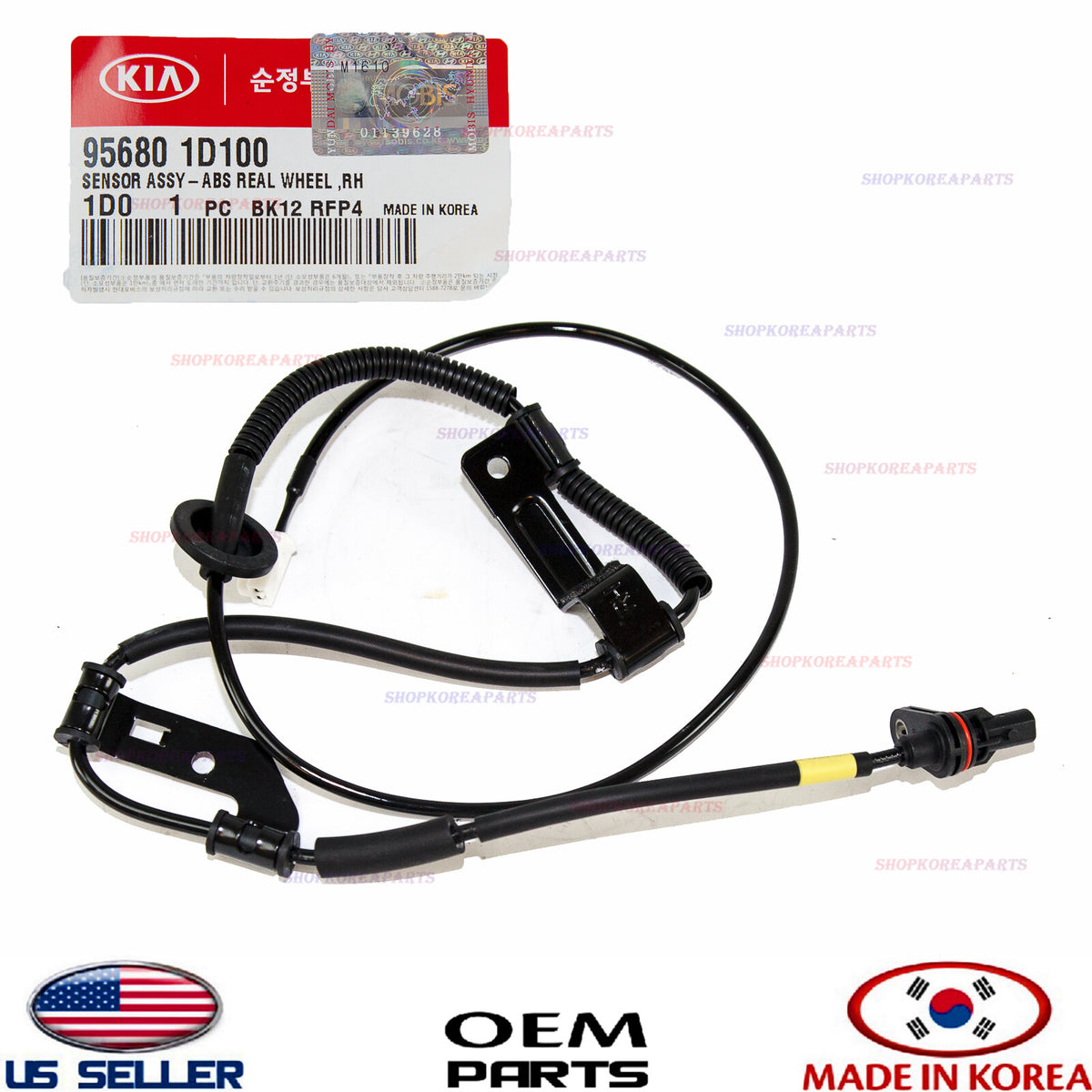 GENUINE ABS Wheel Speed Sensor REAR RIGHT Passenger Side OEM Kia Rondo 2007-2012