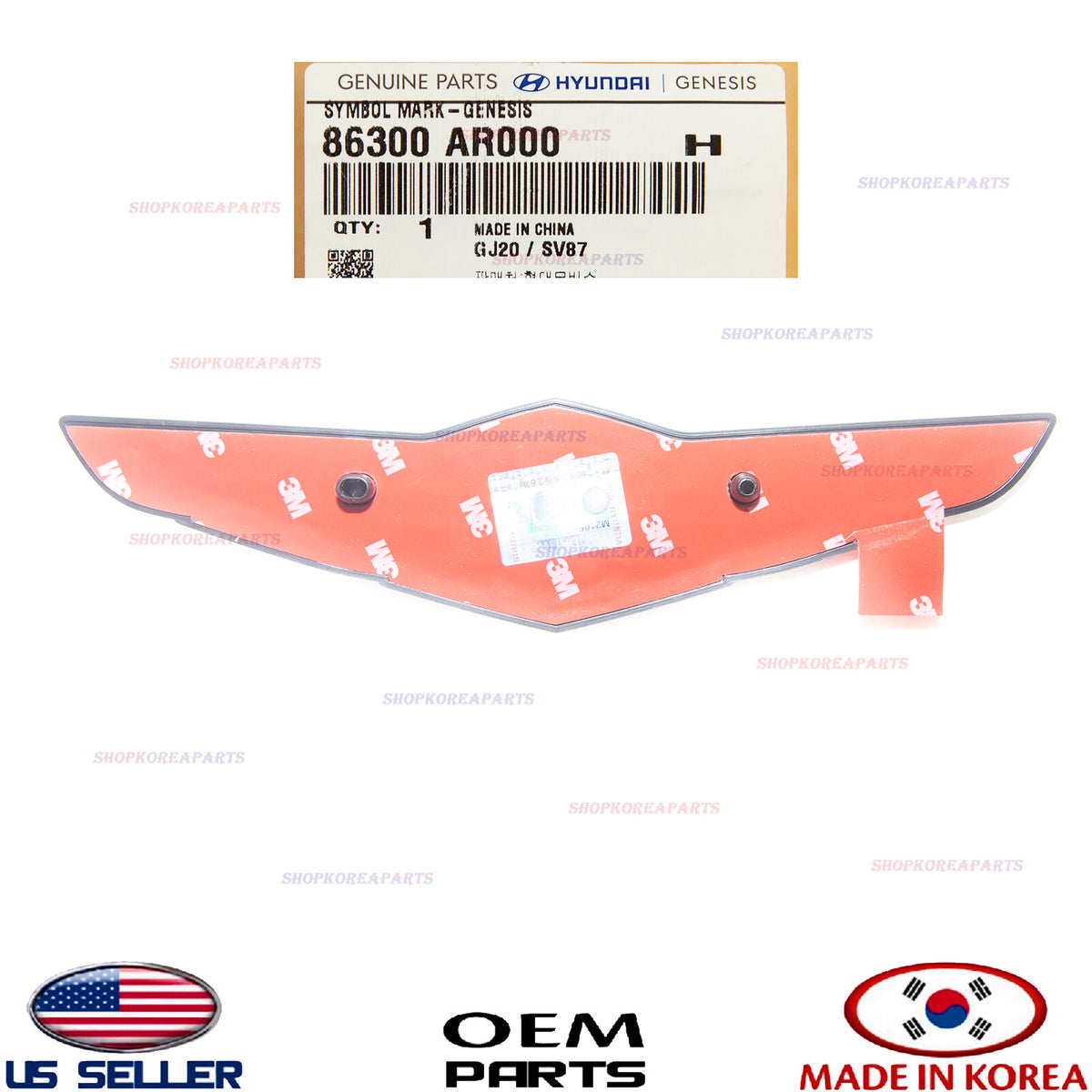 GENUINE Hood Emblem Front Symbol Mark Logo ⭐OEM⭐ Genesis GV70 2022-2025
