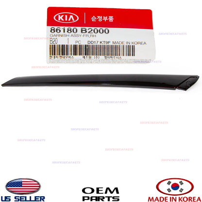 GENUINE Windshield Pillar Molding, Garnish Right Passenger Side OEM Soul 2014-19