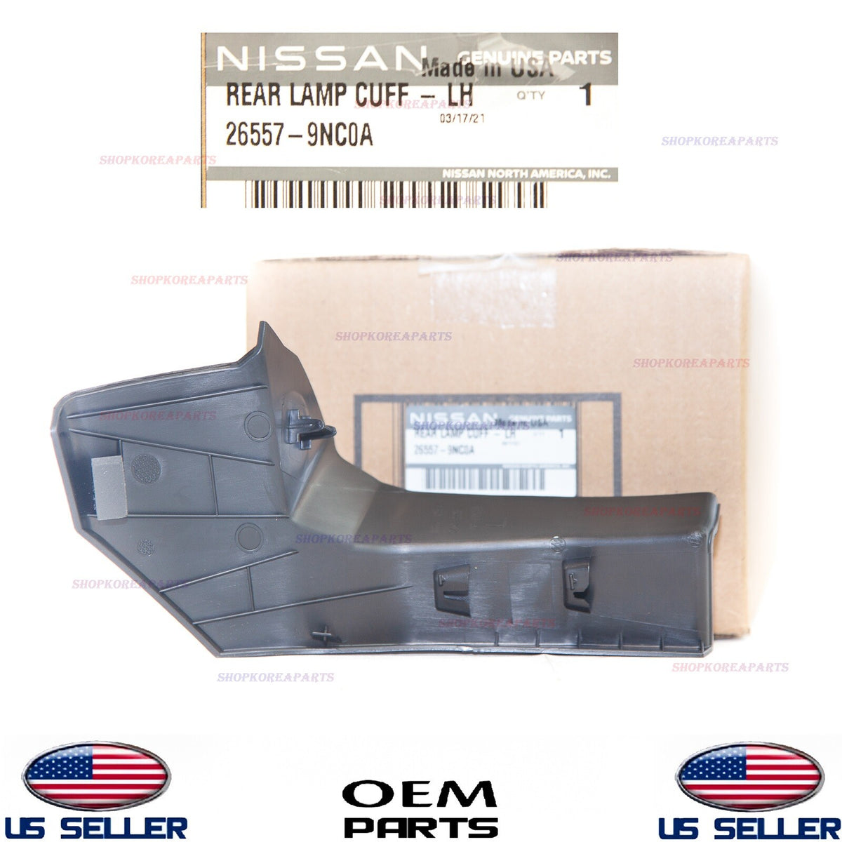 GENUINE Inside Cover Tail Light Left Driver Side ⭐OEM⭐ Infiniti QX60 2016-2020