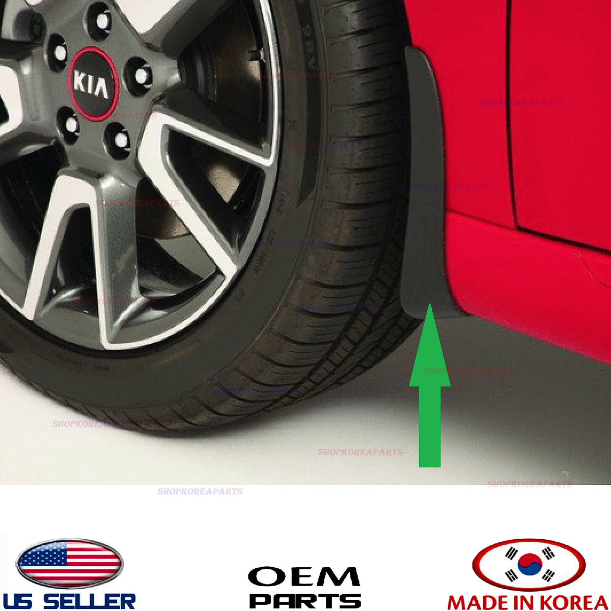 GENUINE Mud Guards Flaps Splash Shield REAR 2pcs ⭐OEM⭐ KIA SOUL 2020-2022