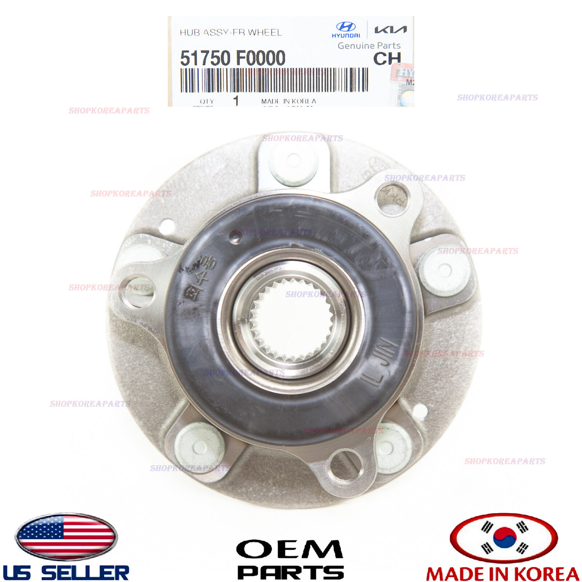 GENUINE Front Wheel Hub & Bearing ⭐OEM⭐ ELANTRA GT 2018-2020. VELOSTER 2019-2021