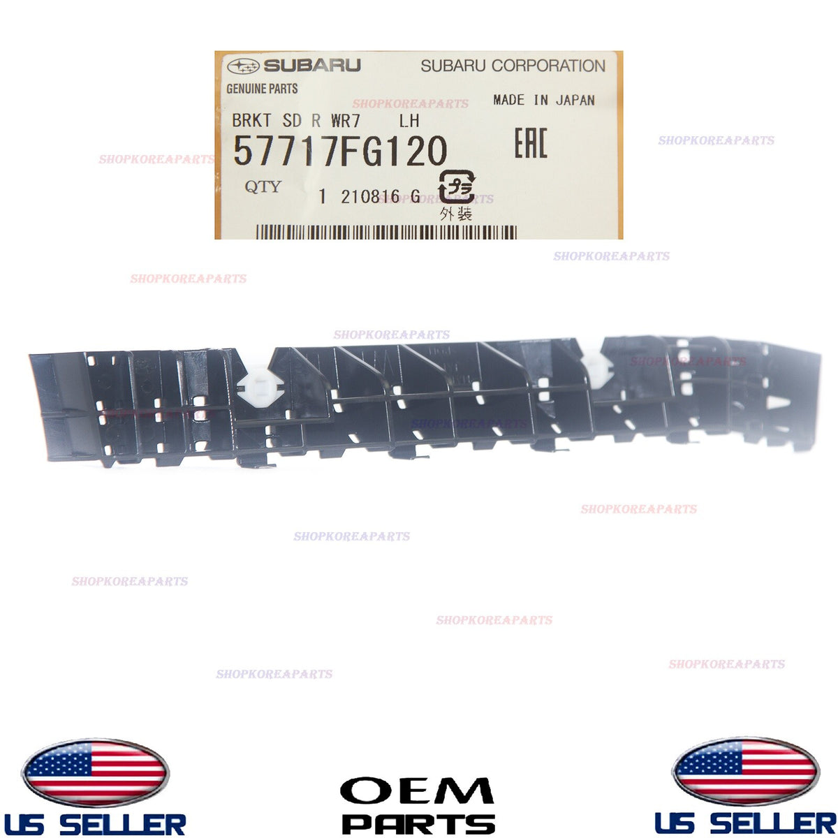 GENUINE Rear Bumper Bracket LEFT Driver Side ⭐OEM⭐ Subaru Impreza WRX STI 08-14