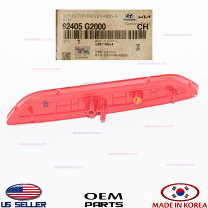 GENUINE OEM Rear Bumper Reflector Left DRIVER Side 2017-2022 Hyundai Ioniq