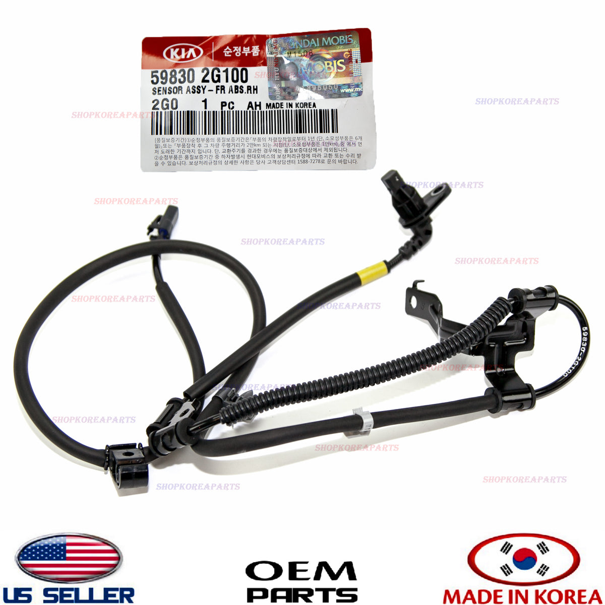 ABS WHEEL SPEED SENSOR FRONT RIGHT GENUINE! KIA OPTIMA 2006-2010 598302G100