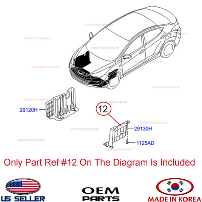 GENUINE Engine Cover Side Shield LEFT Driver Side⭐OEM⭐ Hyundai Elantra 2014-2016