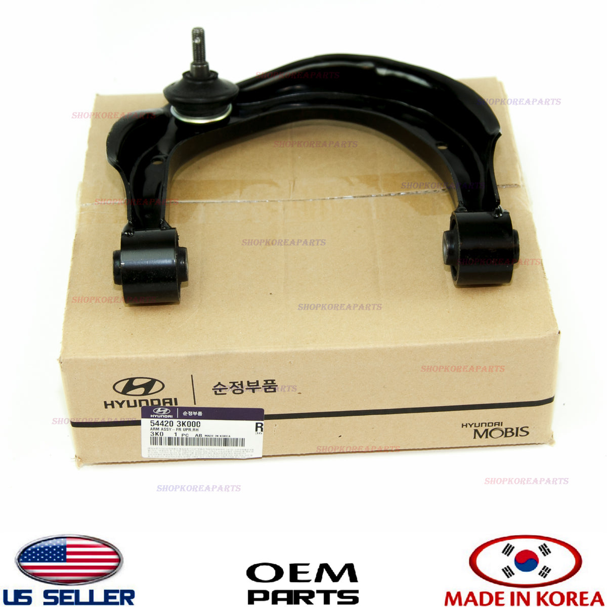 UPPER CONTROL ARM FRONT RIGHT GENUINE! HYUNDAI SONATA AZERA 2006-2007 544203K000