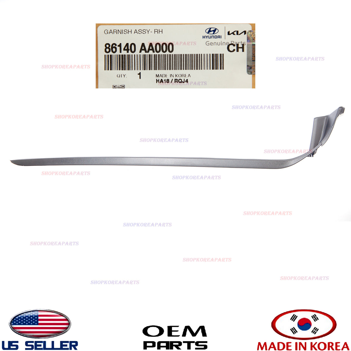 GENUINE Windshield Pillar Trim Molding RIGHT Passenger Side ⭐ ELANTRA 2021-2023
