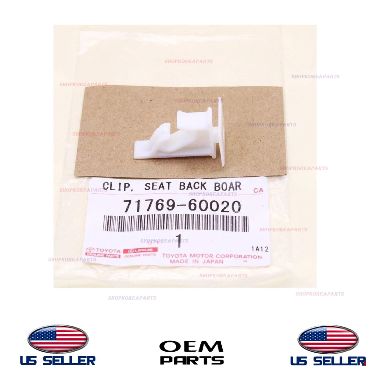 GENUINE OEM Seat Back Panel Clip 1998-2007 Highlander Land Cruiser LX470 RX300