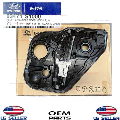 GENUINE OEM Rear Left Driver Side Door Window Regulator 2019-23 Hyundai Santa Fe