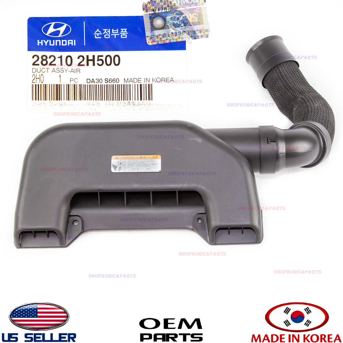 GENUINE Air Intake Hose Duct Tube Dust Hose Pipe OEM Hyundai Elantra 2.0L 07-10