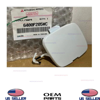 GENUINE Front Bumper Tow Eye Hook Cap Cover WHITE ⭐OEM⭐ Mirage G4 2017-2020