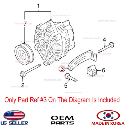GENUINE OEM Alternator Mounting Bracket Brace 2003-2011 Accent / 2006-2011 Rio