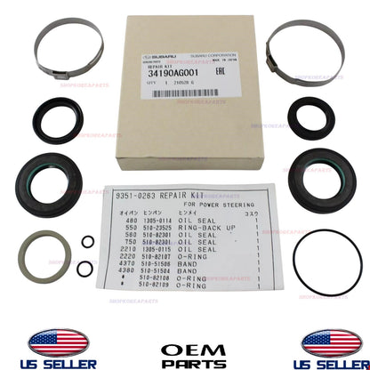 GENUINE Steering Rack & Pinion Seals Repair Kit 2005-2014 Subaru 34190AG001