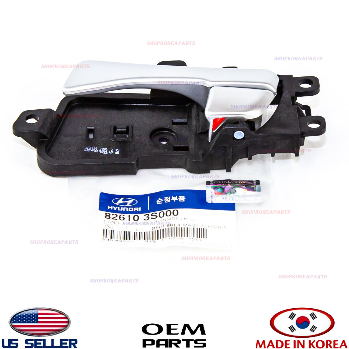 ✅GENUINE✅ Inside Door Handle Silver Front Rear Left Driver Side OEM Sonata 11-14