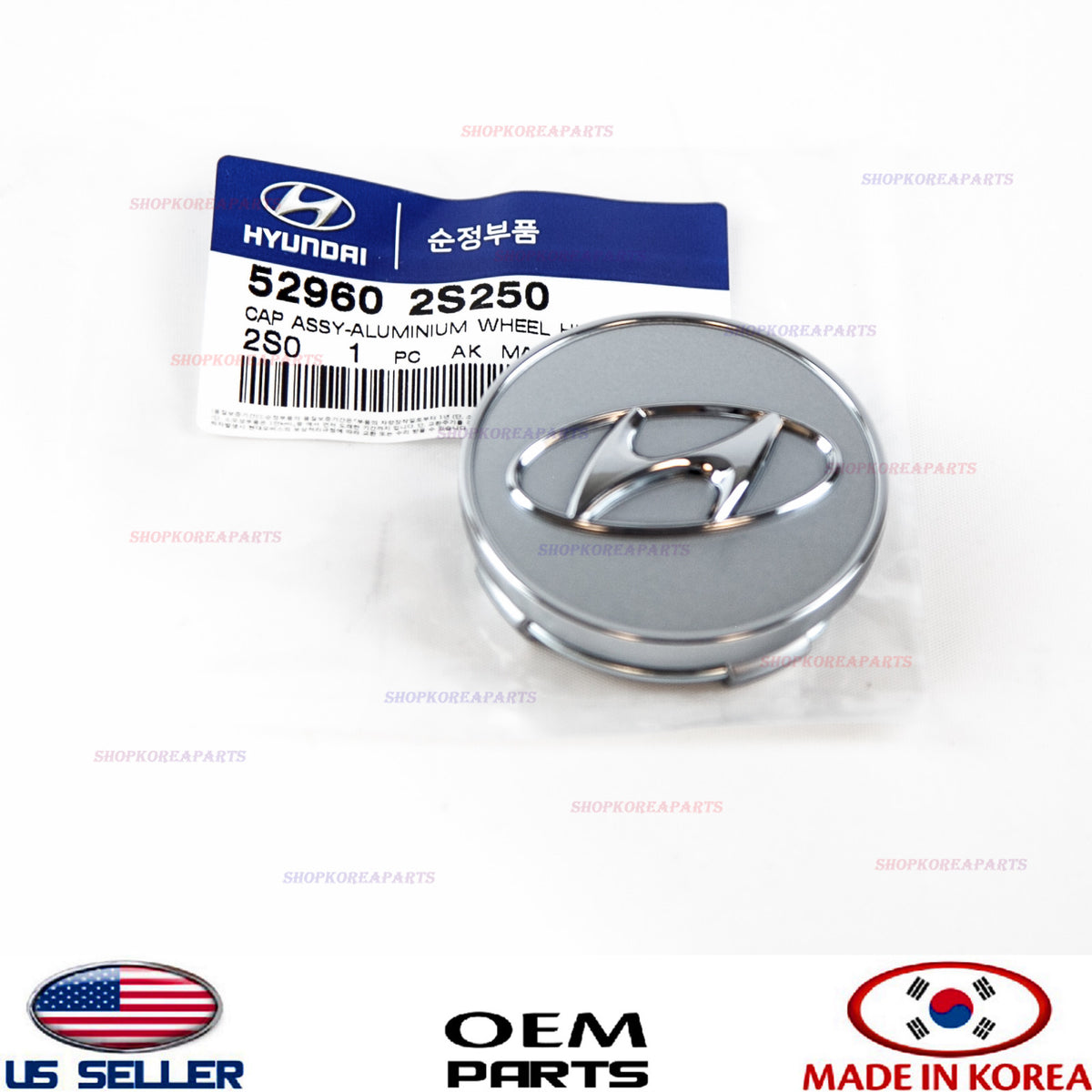 OEM GENUINE Wheel Center Hub Cap 17" Hyundai Elantra Tucson 2010-2021 529602S250