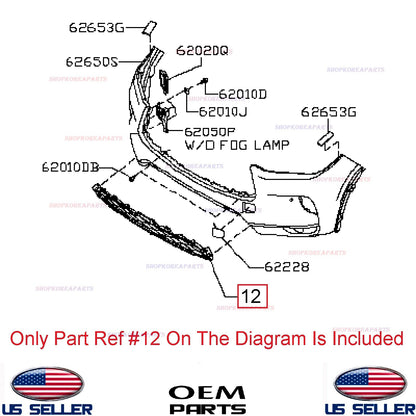 GENUINE Front Bumper Lower Grille ⭐OEM⭐ Infiniti QX50 2019-2020 62254-5NA0A