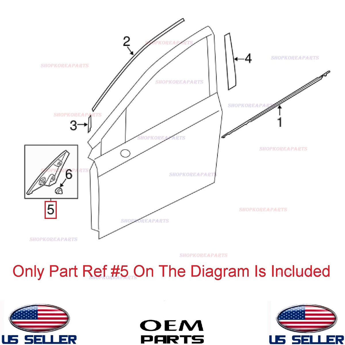 Fender Pillar Trim Molding Garnish Driver Side ⭐OEM⭐ Subaru *See Compatibility