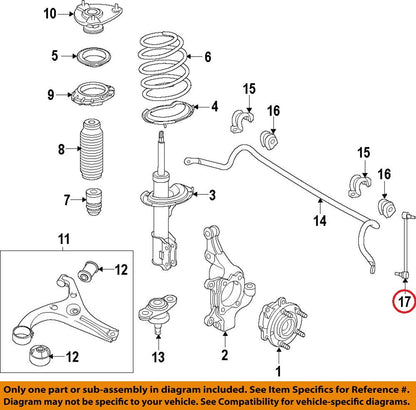 GENUINE Link Stabilizer Bar Front ⭐OEM⭐ Kona Veloster Seltos Soul 2020-2025