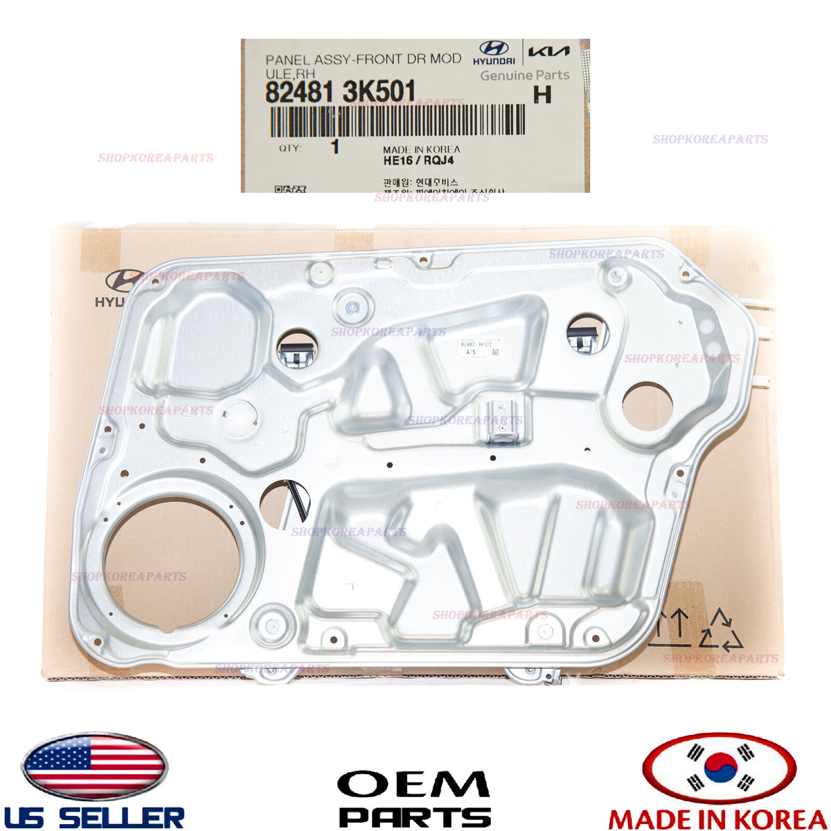 GENUINE Power Window Regulator Front Right Passenger Side OEM SONATA 2008-2010