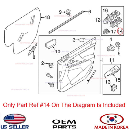 GENUINE Front Left Door Window Main Switch ⭐OEM⭐ KIA SPORTAGE 2011-2016
