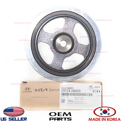 GENUINE Crankshaft Pulley. Vibration Damper⭐ HYUNDAI KIA 1.6L *See compatibility