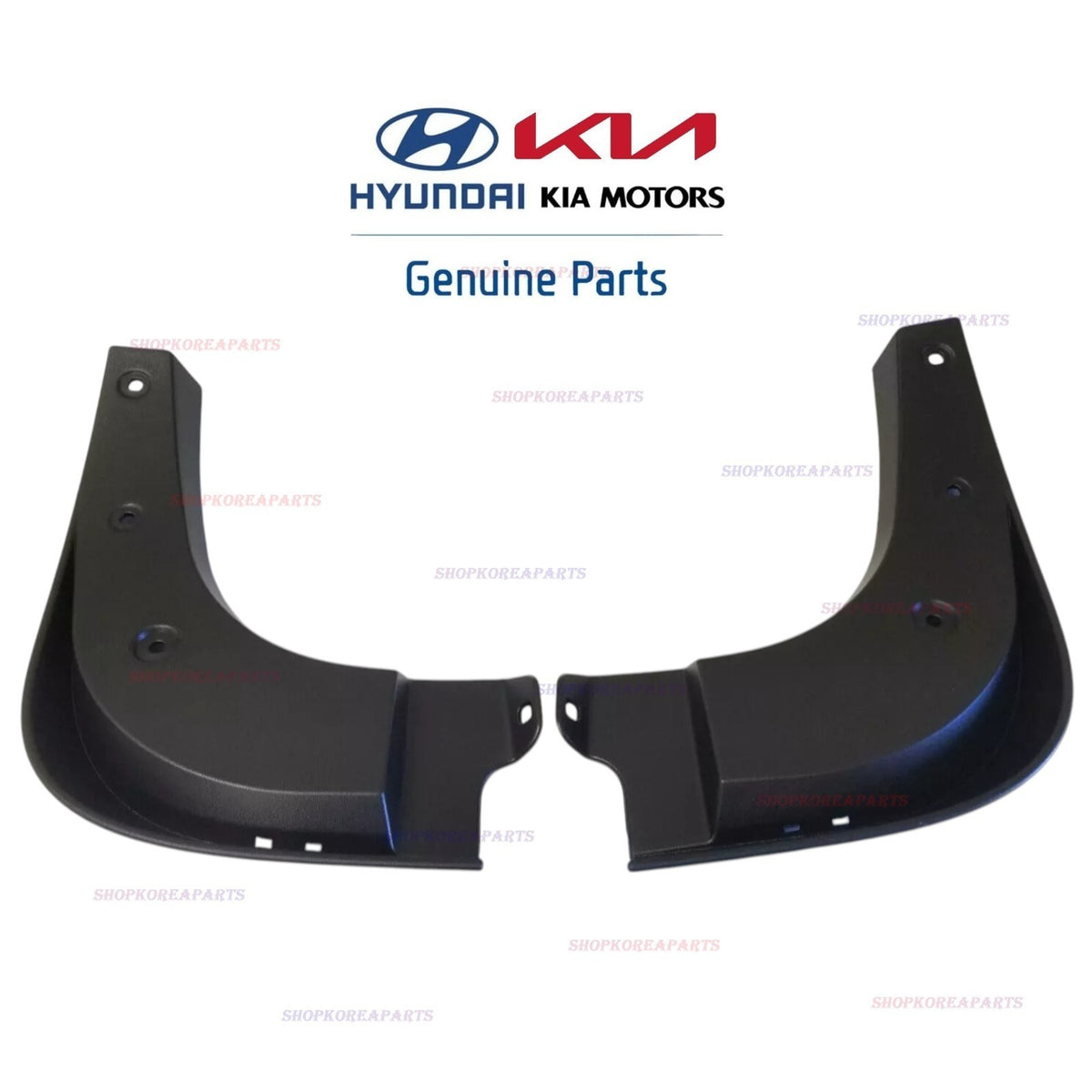 FITS: 14 - 16 KIA SOUL FRONT SPLASH GUARD MUD FLAP SET OEM NEW