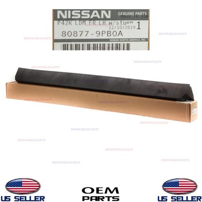 GENUINE Front LEFT Door Lower Moulding Black Driver Side OEM PATHFINDER 2016-19