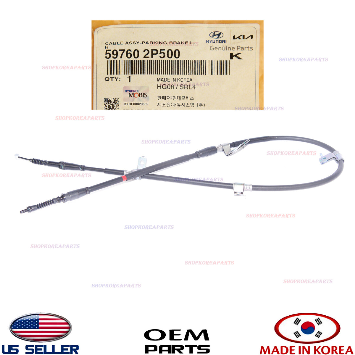 GENUINE Parking Brake Cable LEFT Driver Side ⭐OEM⭐ Kia Sorento 59760-2P500