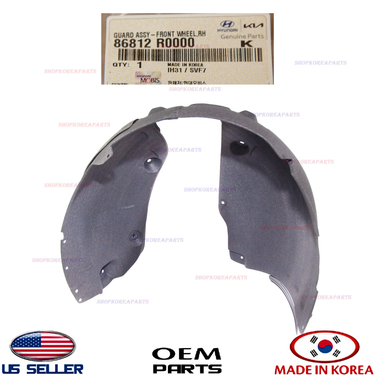 GENUINE OEM Fender Liner Front RIGHT Passenger Side 2022-2024 Kia Carnival