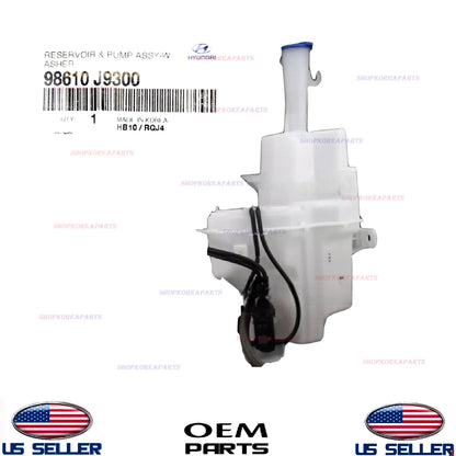 GENUINE OEM Windshield Water Reservoir Water Tank & Pump 2018-2023 Hyundai Kona