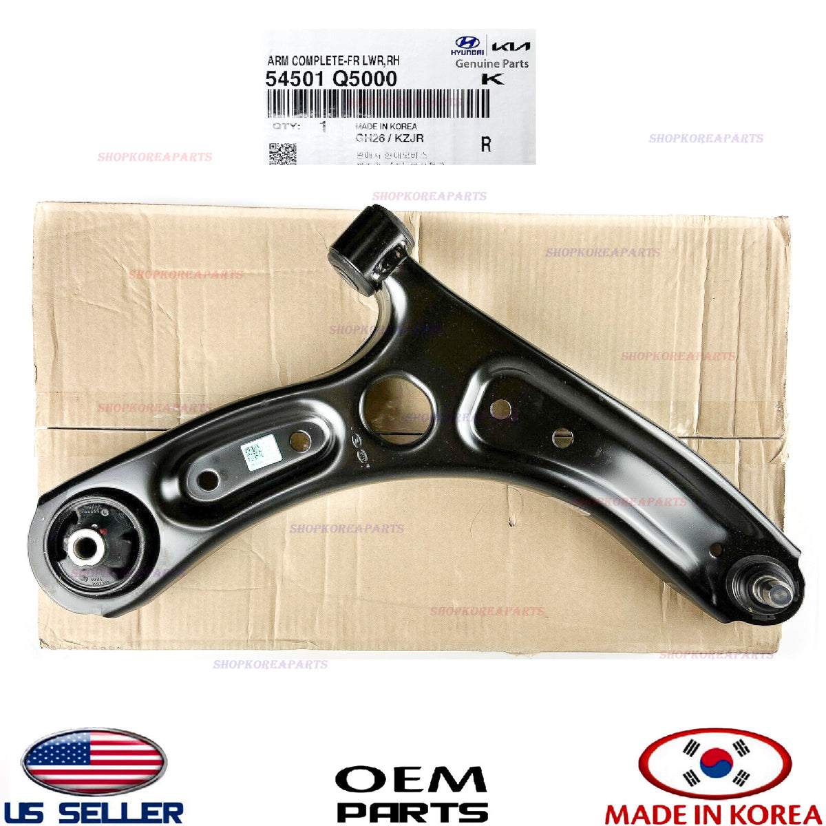GENUINE OEM Front Lower Control Arm RIGHT Passenger 2020-2025 Kia Seltos