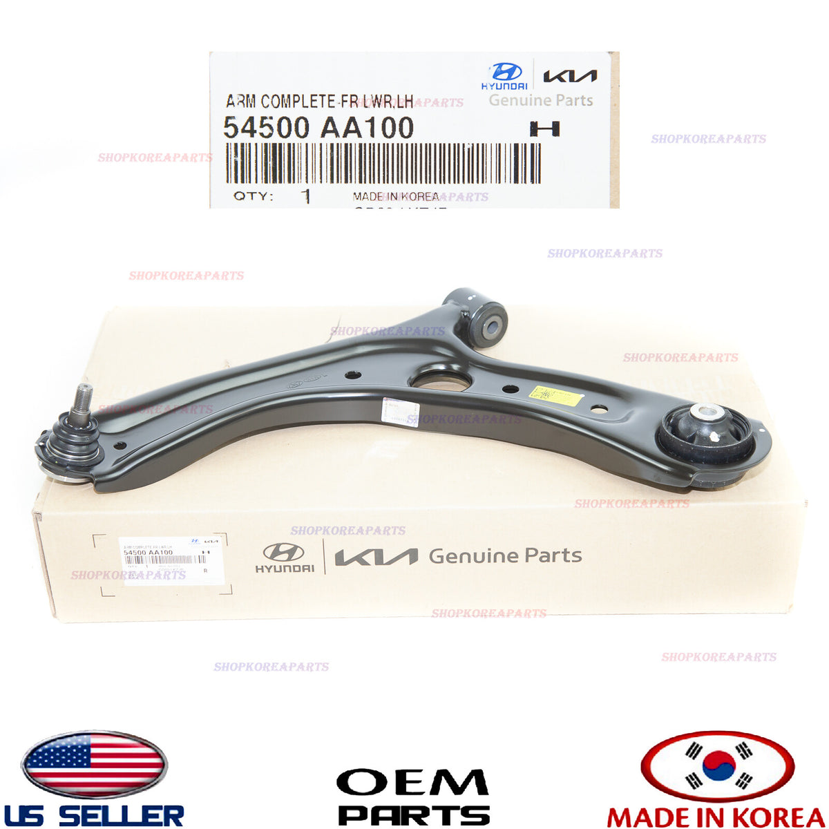GENUINE OEM Front Lower Control Arm LEFT Driver Side 2021-2025 Elantra Sedan
