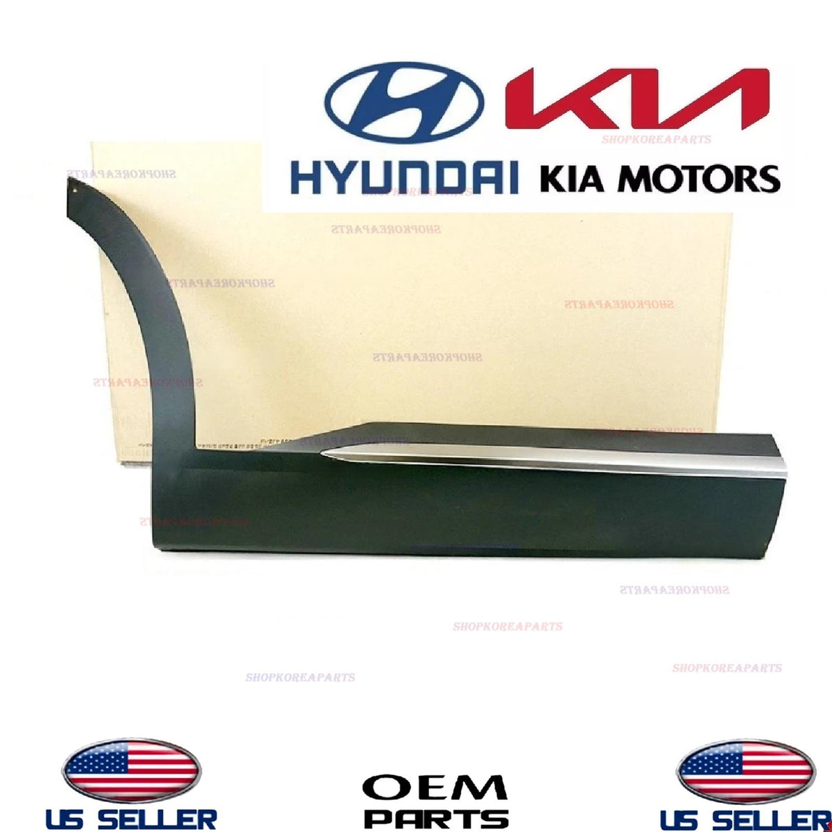 GENUINE Rear Door Lower Molding RIGHT Passenger Side OEM Sorento HYBRID 2024-25