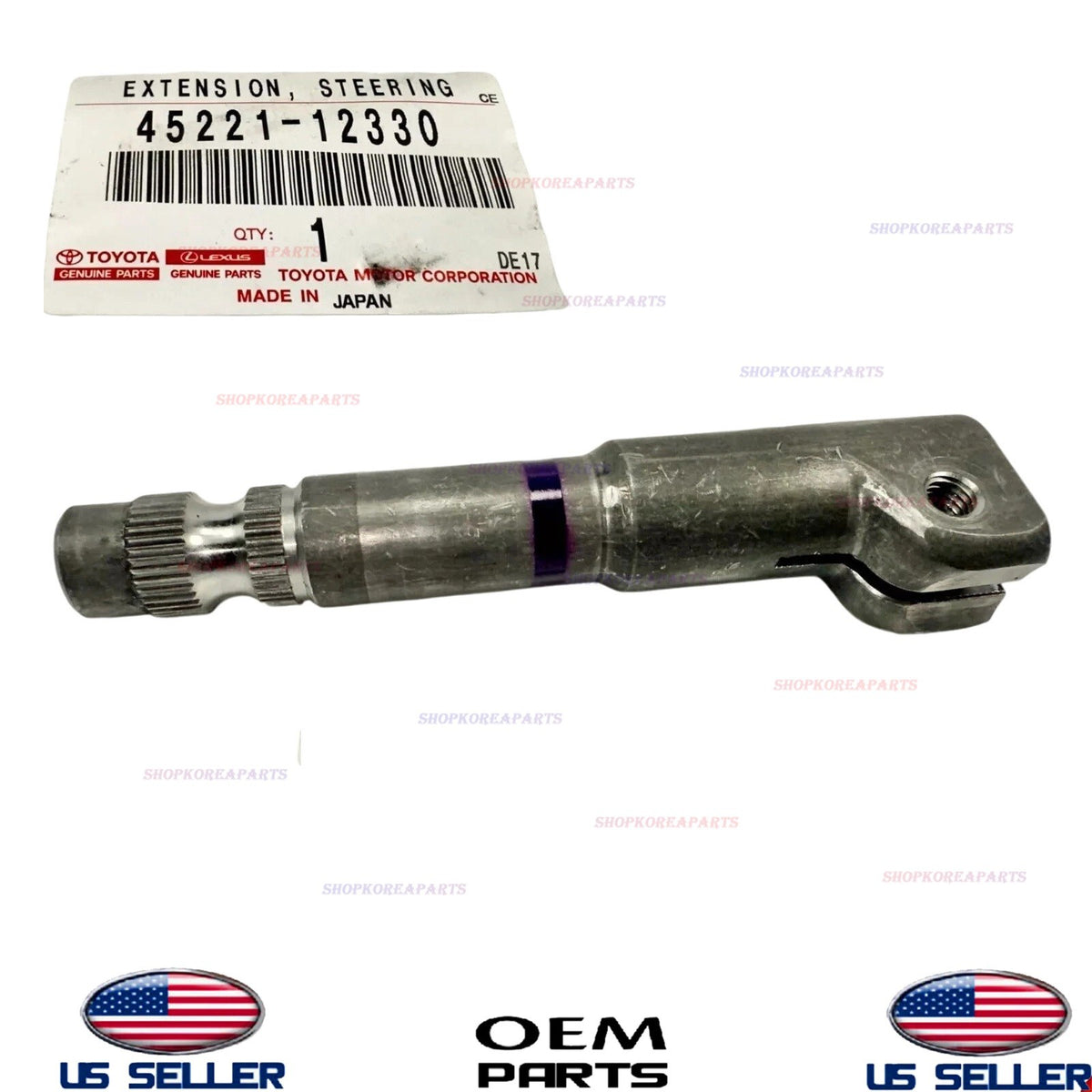 GENUINE OEM Steering Intermediate Shaft 2008-2017 Scion Toyota Lexus 45221-12330