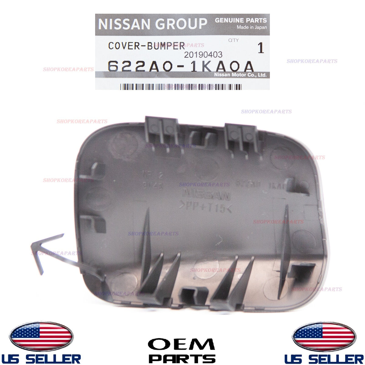 GENUINE Front Bumper Tow Eye Hook Cap Cover ⭐OEM⭐ NISSAN JUKE 2011-2014