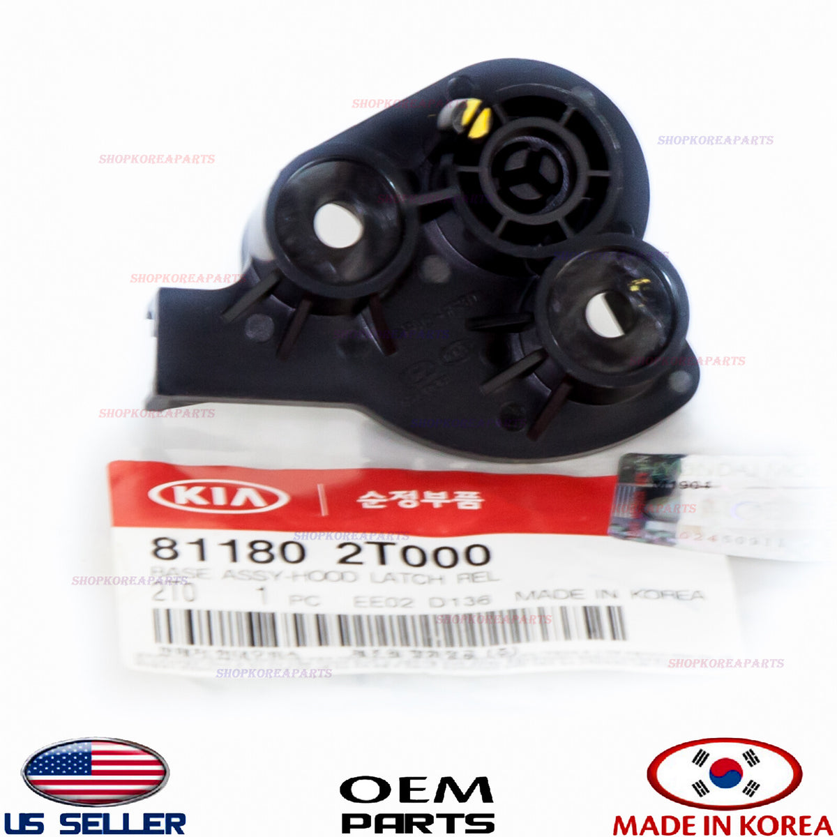 GENUINE Hood Latch Release Handle Base OEM HYUNDAI KIA 2011-25 See compatibility