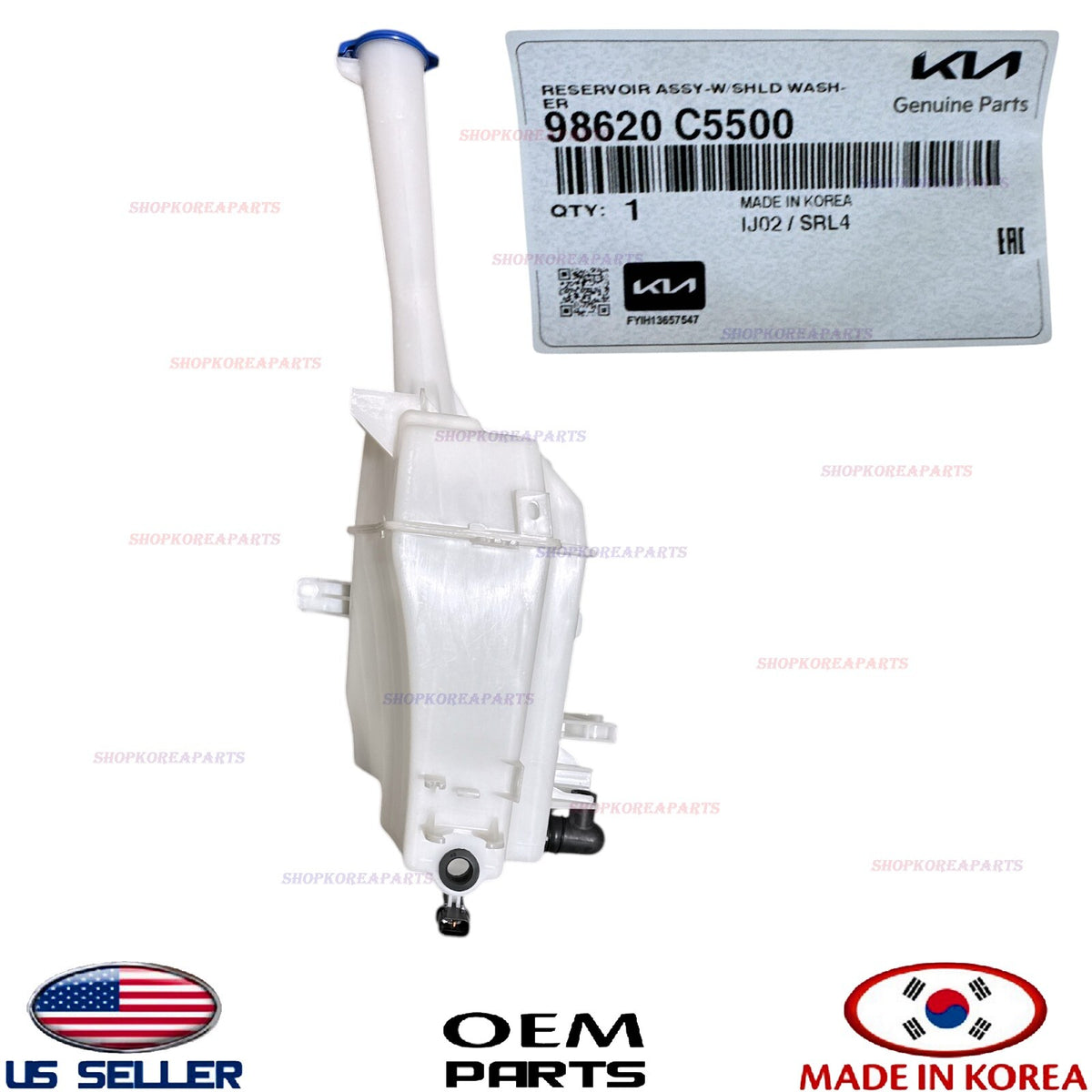 ✅GENUINE✅ Windshield Washer Reservoir Tank With Sensor OEM 2016-2020 Kia Sorento
