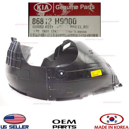 GENUINE Fender Liner Front RIGHT Passenger Side ⭐OEM⭐ RIO 2018-2023 86812H9000