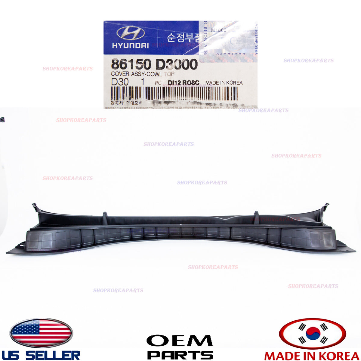 GENUINE Cowl Cover Panel Windshield Wiper Motor Cover OEM Hyundai Tucson 2016-21