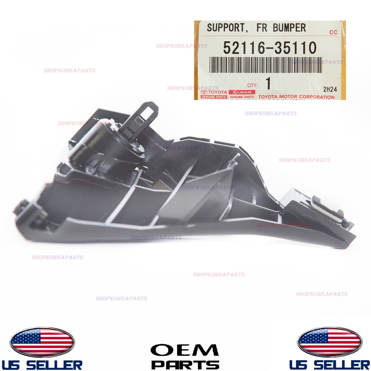 GENUINE Front Bumper Support Bracket Left Driver Side ⭐OEM⭐ FJ Cruiser 2007-14