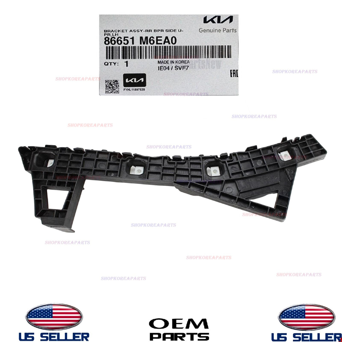 GENUINE Rear Bumper Bracket LEFT Driver Side 2022-2024 Kia Forte
