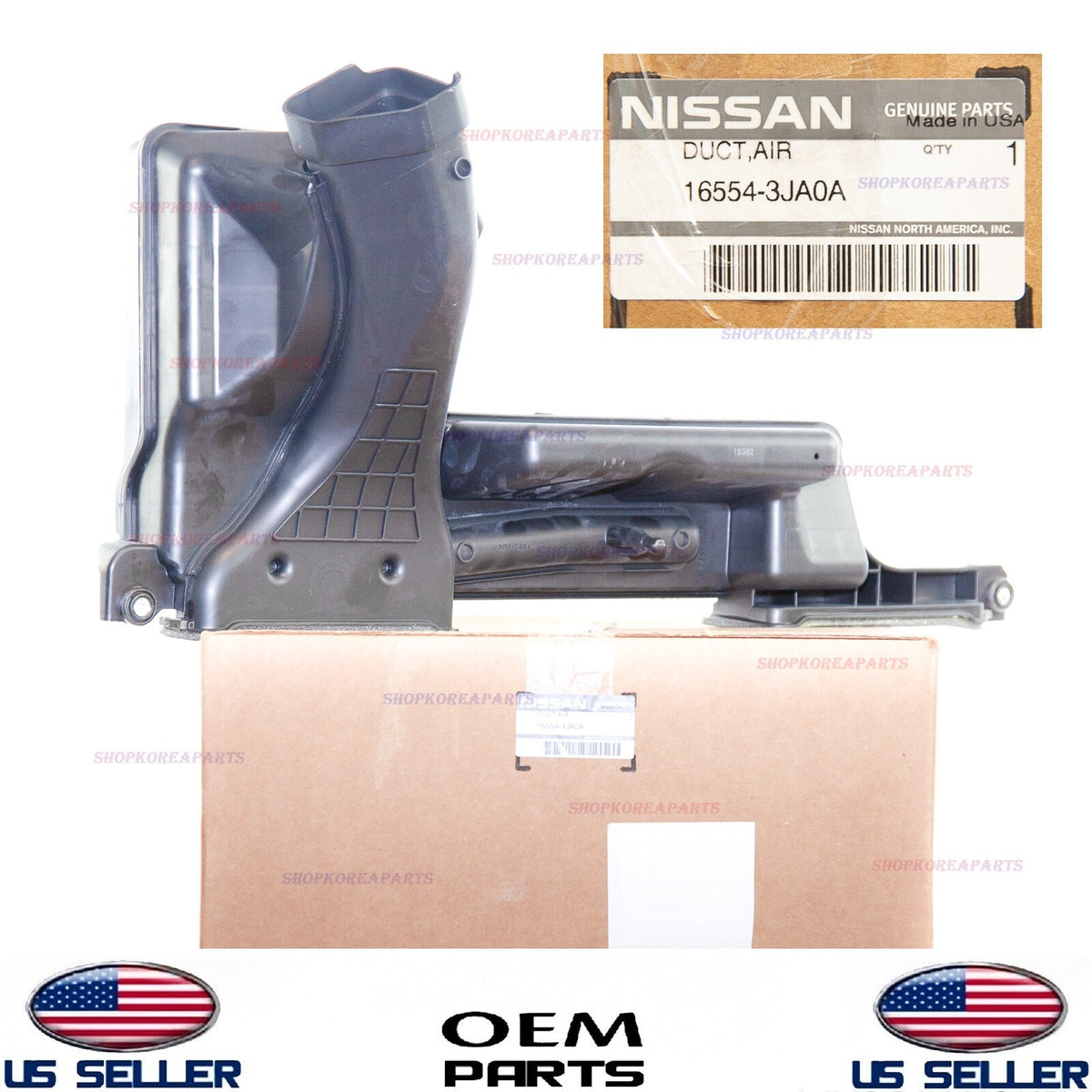 GENUINE Air Cleaner Intake Duct Tube ⭐OEM⭐ Pathfinder 13-16 JX35 QX60 14-16 3.5L