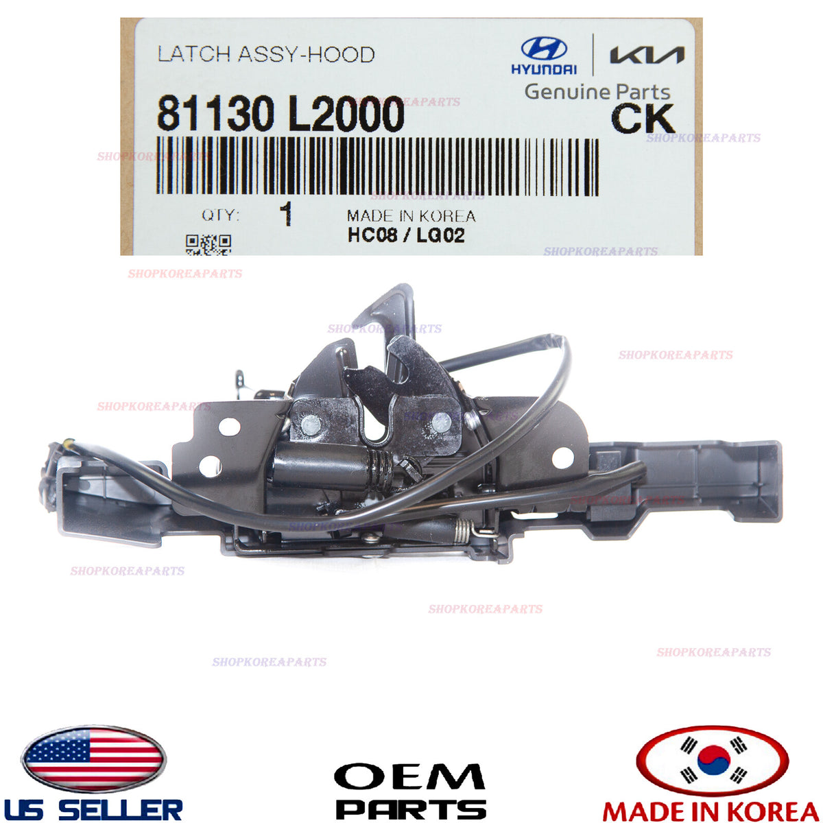 GENUINE Hood Lock Latch Assy ⭐OEM⭐ KIA K5 2021-2026 81130L2000