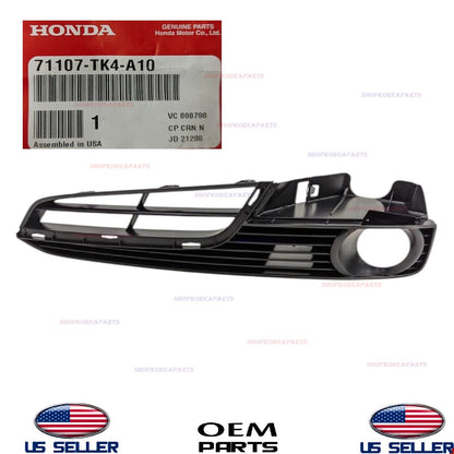 GENUINE OEM Front Bumper Mesh Grille LEFT Driver Side 2012-2014 Acura TL