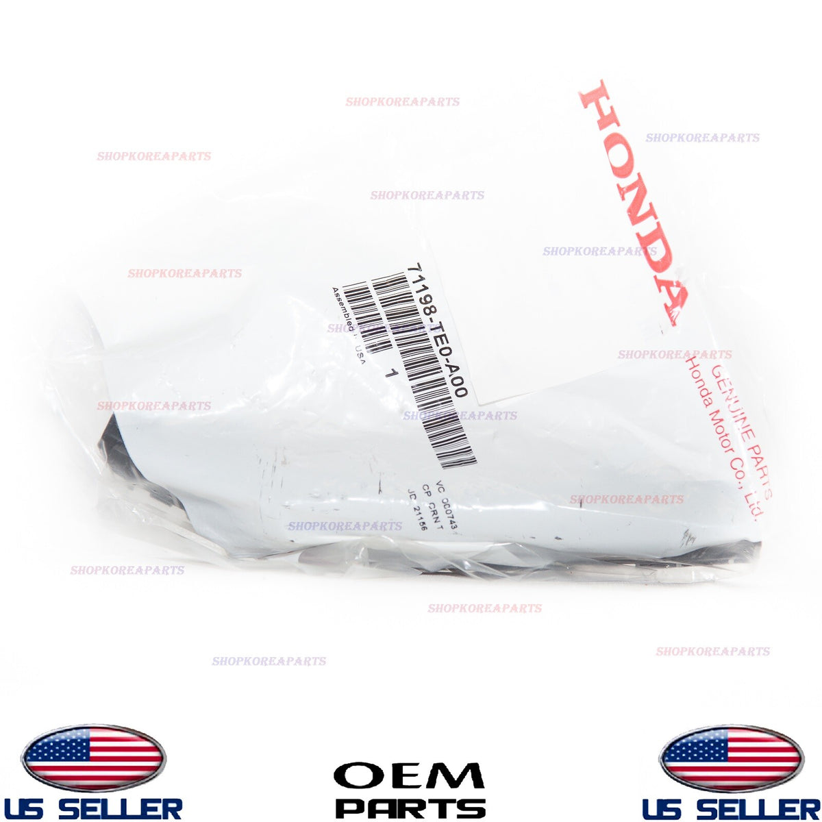 GENUINE Front Bumper Bracket Retainer LEFT Driver Side OEM Accord Coupe 2008-12