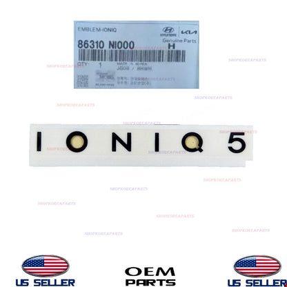 GENUINE Rear Matt Black Emblem Logo 2021-2024 Ioniq 5 86310-NI000